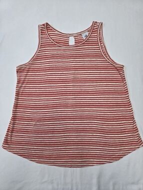 CAbi Red Striped Spirit Tank Top # 5761